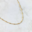 Cadena Rustica Dubai 10gr / 60cm / 3.5mm Oro Amarillo