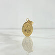 Dije Virgen Rosa Mística 0.9gr / 2.5cm / Troquelada Oro Amarillo