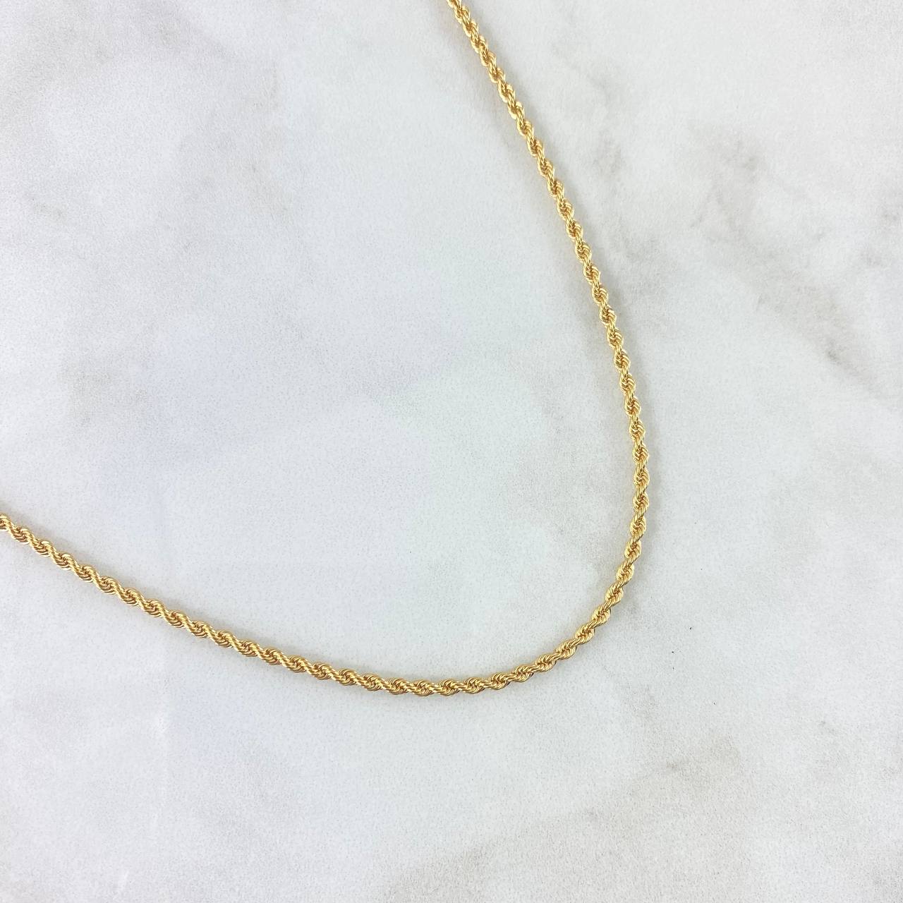 Cadena Lazo 2.7gr / 45cm / Oro Amarillo +3