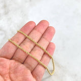 Cadena Lazo 2.7gr / 45cm / Oro Amarillo +3