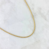 Cadena Lazo 2.7gr / 45cm / Oro Amarillo +3