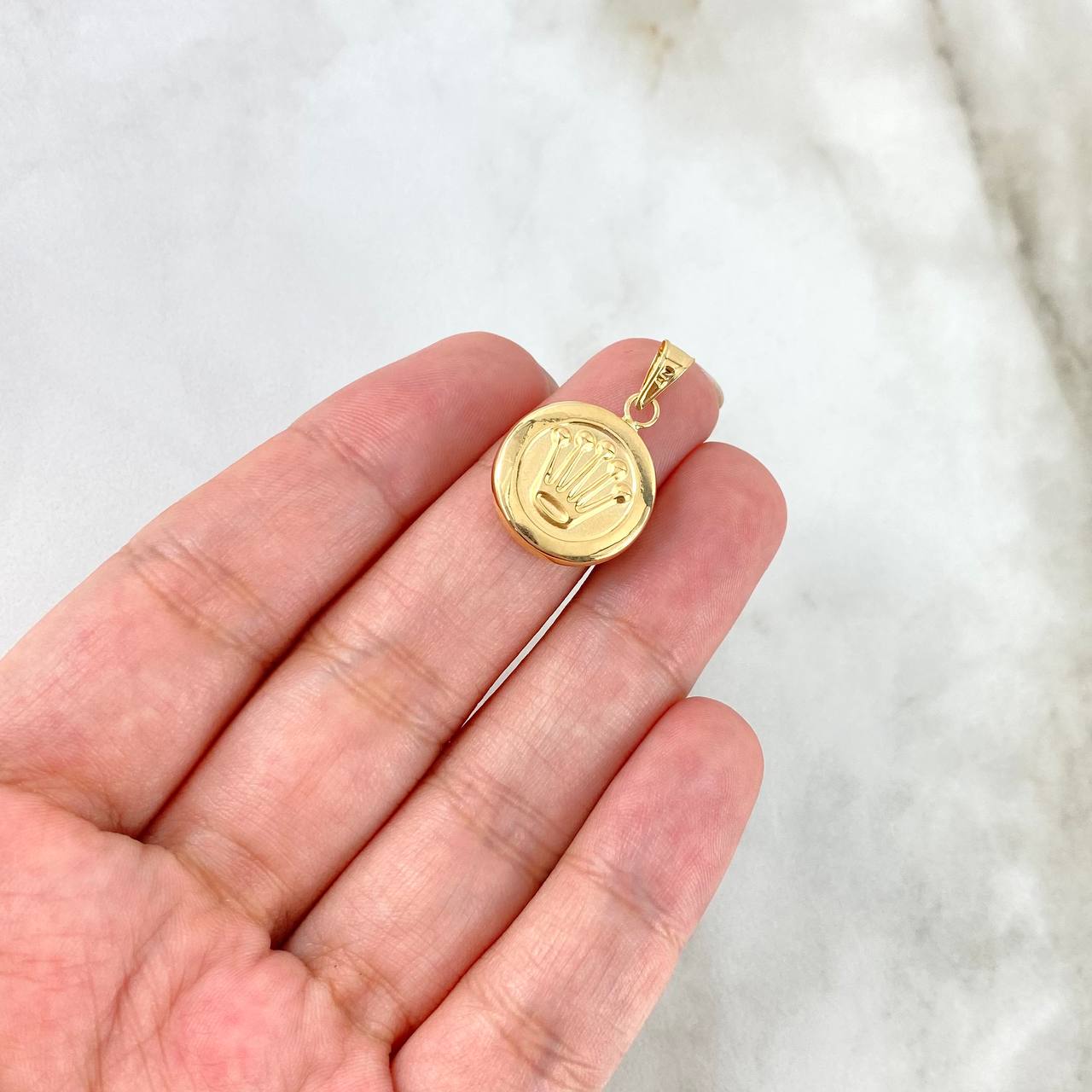 Dije Corona Rx 1.15gr / 2.5cm / Oro Amarillo 18K ©