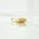 Dije Corazon 0.6gr / 1.6cm / Troquelado-Cargador Bordeado Oro Amarillo 18K *