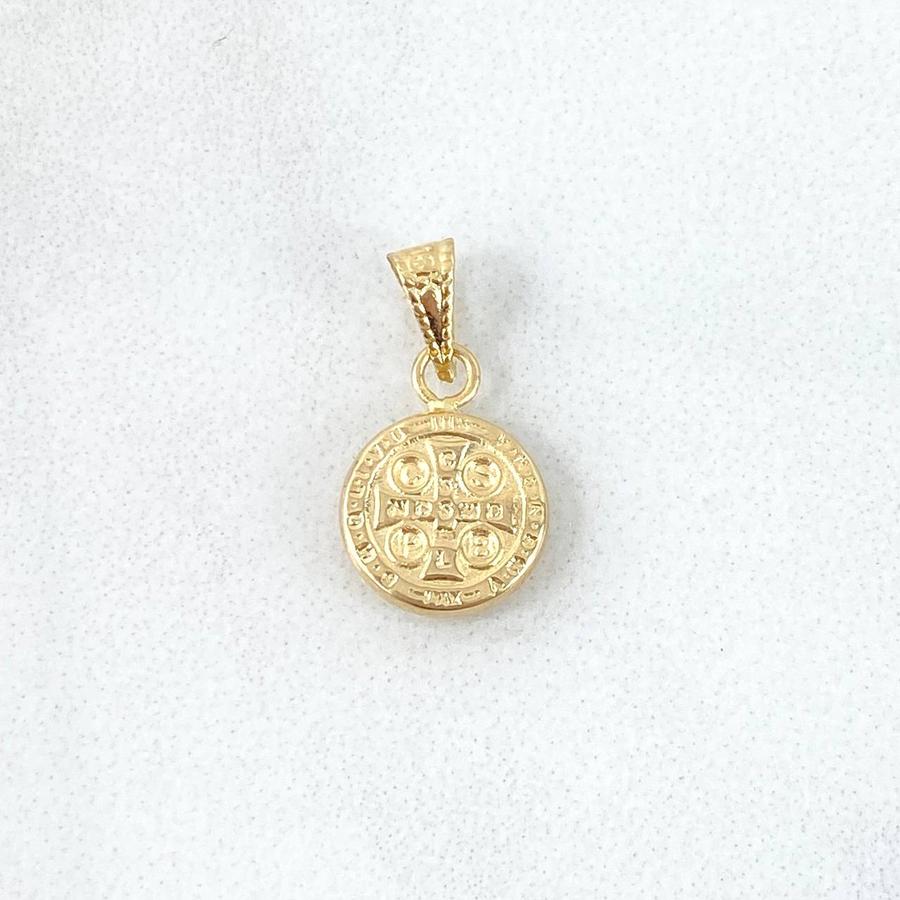 Dije San Benito 0.55gr / 1.8cm / Oro 18K