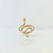 Anillo Serpiente Escamada 3.7gr / T7 / Oro Amarillo *