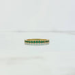 Anillo Churumbela 1.9gr / T6 / Circones Verdes Oro Amarillo ©