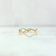 Anillo Trenza Zig - Zag 0.75gr / T7 / Oro Amarillo ©