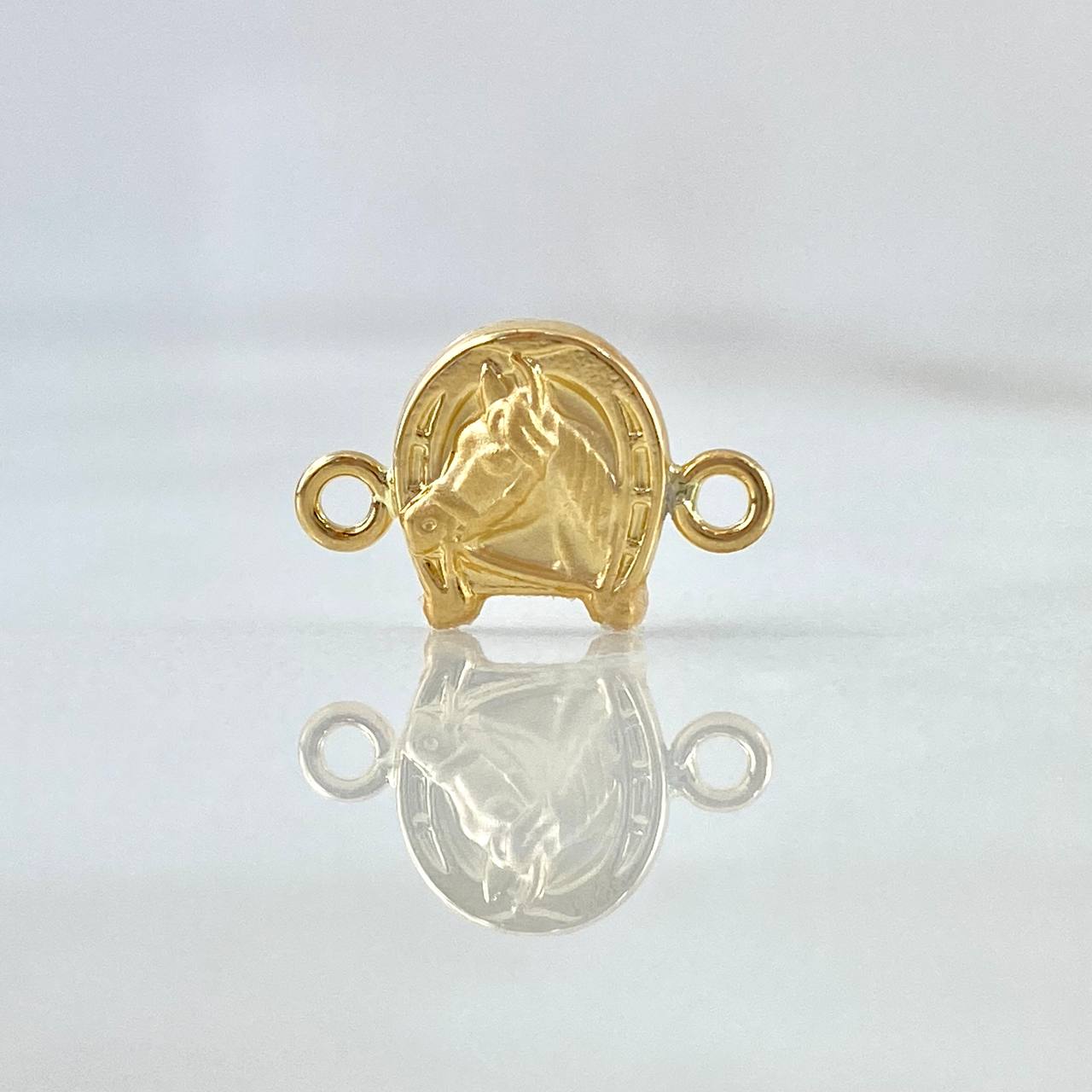 Herraje Caballo Herradura 0.55gr / 1cm-1.5cm / Troquelado Oro Amarillo 18K ©