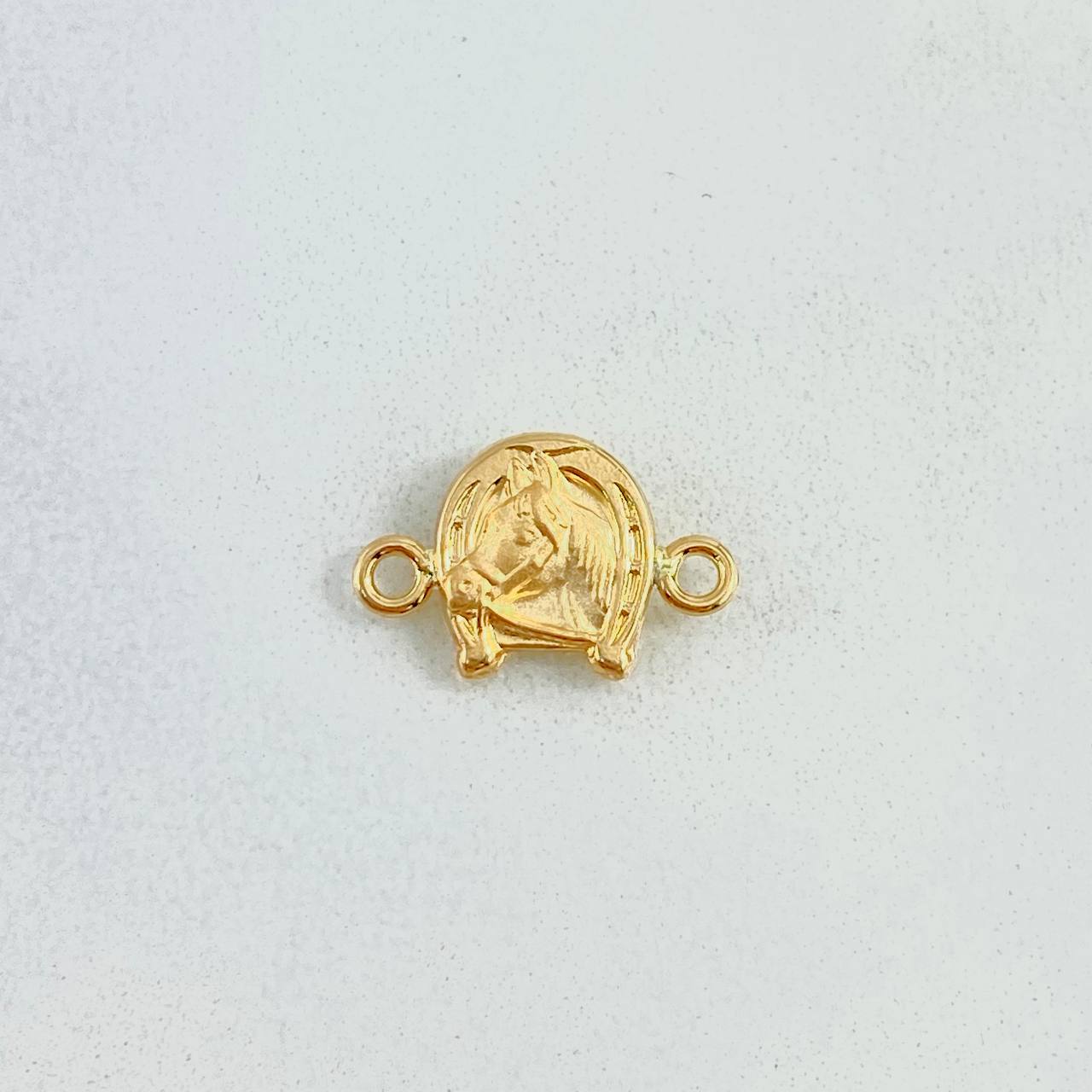Herraje Caballo Herradura 0.55gr / 1cm-1.5cm / Troquelado Oro Amarillo 18K ©