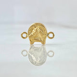 Herraje Caballo Herradura 0.55gr / 1cm-1.5cm / Troquelado Oro Amarillo 18K ©