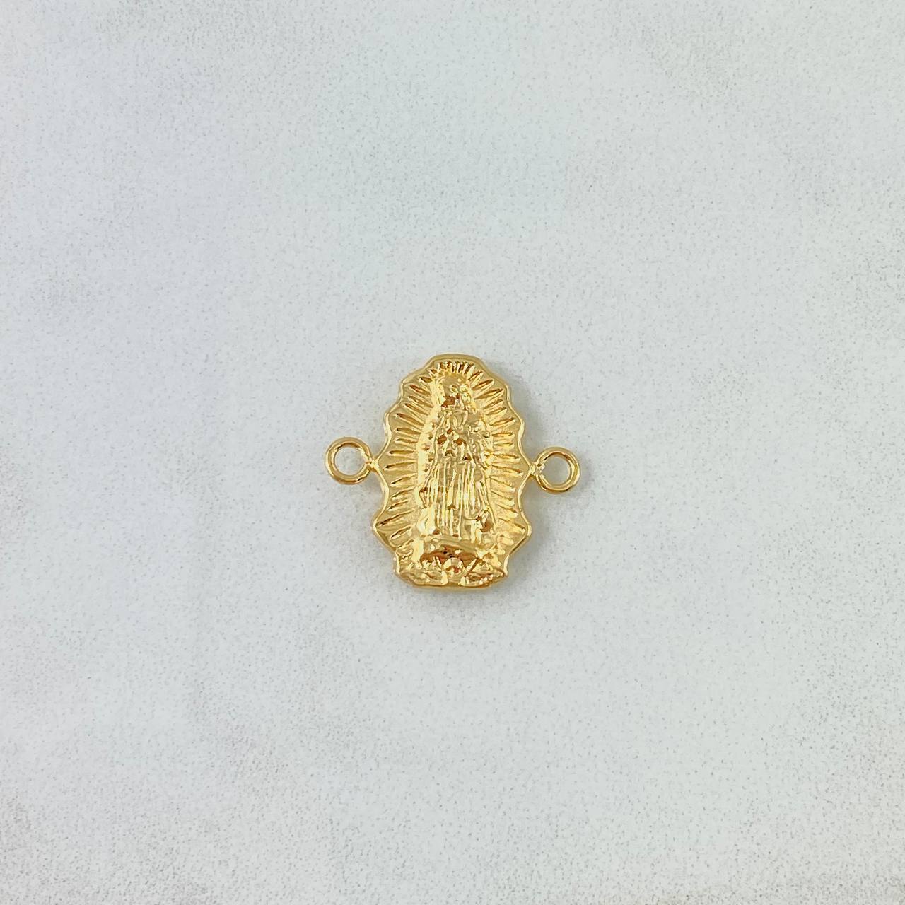 Herraje Virgen de Guadalupe Silueta 0.85gr / 1.6cm / Troquelado Oro Amarillo