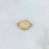 Herraje San Benito 0.4gr / 1.5cm / Oro Amarillo 18K