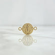 Herraje San Benito 0.8gr / 2cm / Troqueado Oro Amarillo 18K ©