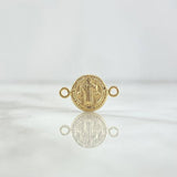 Herraje San Benito 0.4gr / 1.5cm / Oro Amarillo 18K
