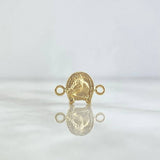 Herraje Caballo Herradura 0.5gr / 1.5cm / Troquelado Oro Amarillo 18K