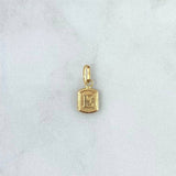 Dije Marco Letra E 0.4gr / 1.5cm / Troquelado Oro Amarillo ©
