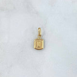 Dije Marco Letra I 0.35gr / 1.5cm / Troquelado Oro Amarillo ©