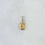 Dije Marco Letra O 0.35gr / 1.6cm / Oro Amarillo