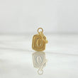 Dije Marco Letra O 0.35gr / 1.6cm / Oro Amarillo