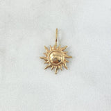 Dije Sol 0.95gr / 1.9cm / Oro Amarillo