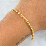 Pulso Lazo 3.05gr / 18.5cm / 3mm Oro Amarillo +3