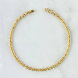 Pulso Lazo 3.05gr / 18.5cm / 3mm Oro Amarillo +3
