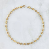 Pulso GC 2.1gr / 19.5cm / 3mm Liso Oro Amarillo