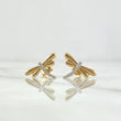 Topos Libeula 2.25gr / 1cm / Circones Blancos Oro Amarillo ©