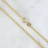 Cadena Lazo 0.85gr / 45cm / 1.2mm Oro Amarillo +3