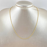 Cadena Lazo 0.85gr / 45cm / 1.2mm Oro Amarillo +3