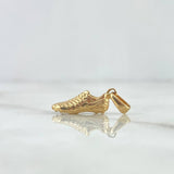 Dije Zapato Guayo 2.5gr / 2.3cm / Oro Amarillo