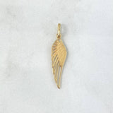 Dije Ala 0.95gr / 3.2cm / Lisa Oro Amarillo ©