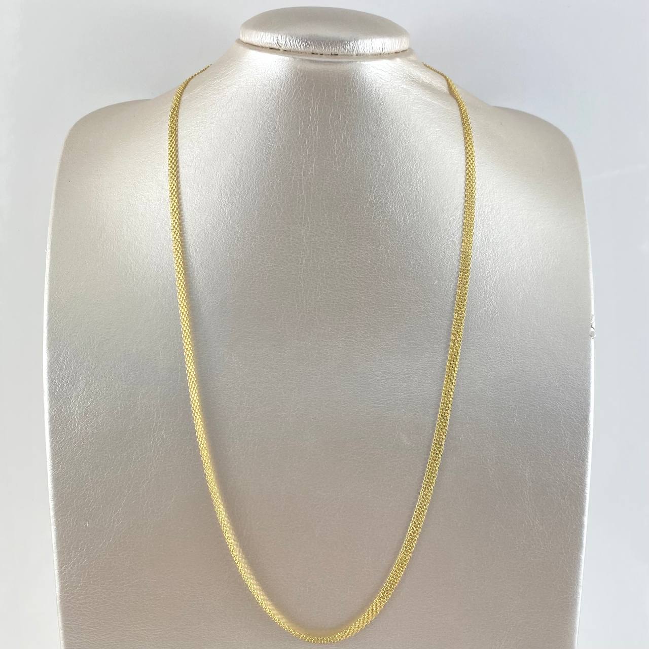 Cadena China 9.7gr / 60cm / 3.7mm Oro Amarillo +0 18K ©