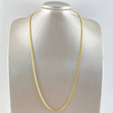 Cadena China 9.7gr / 60cm / 3.7mm Oro Amarillo +0 18K ©