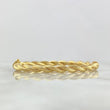 Pulso Aro Trenzado 8.35gr / 20cm / 6mm Oro Amarillo +4