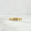 Anillo Morse 1.5gr / T7 1/2 / Circones Verdes Oro Amarillo
