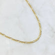 Cadena Figaro 4.15gr / 60cm / 3.3mm Oro Amarillo +0 *