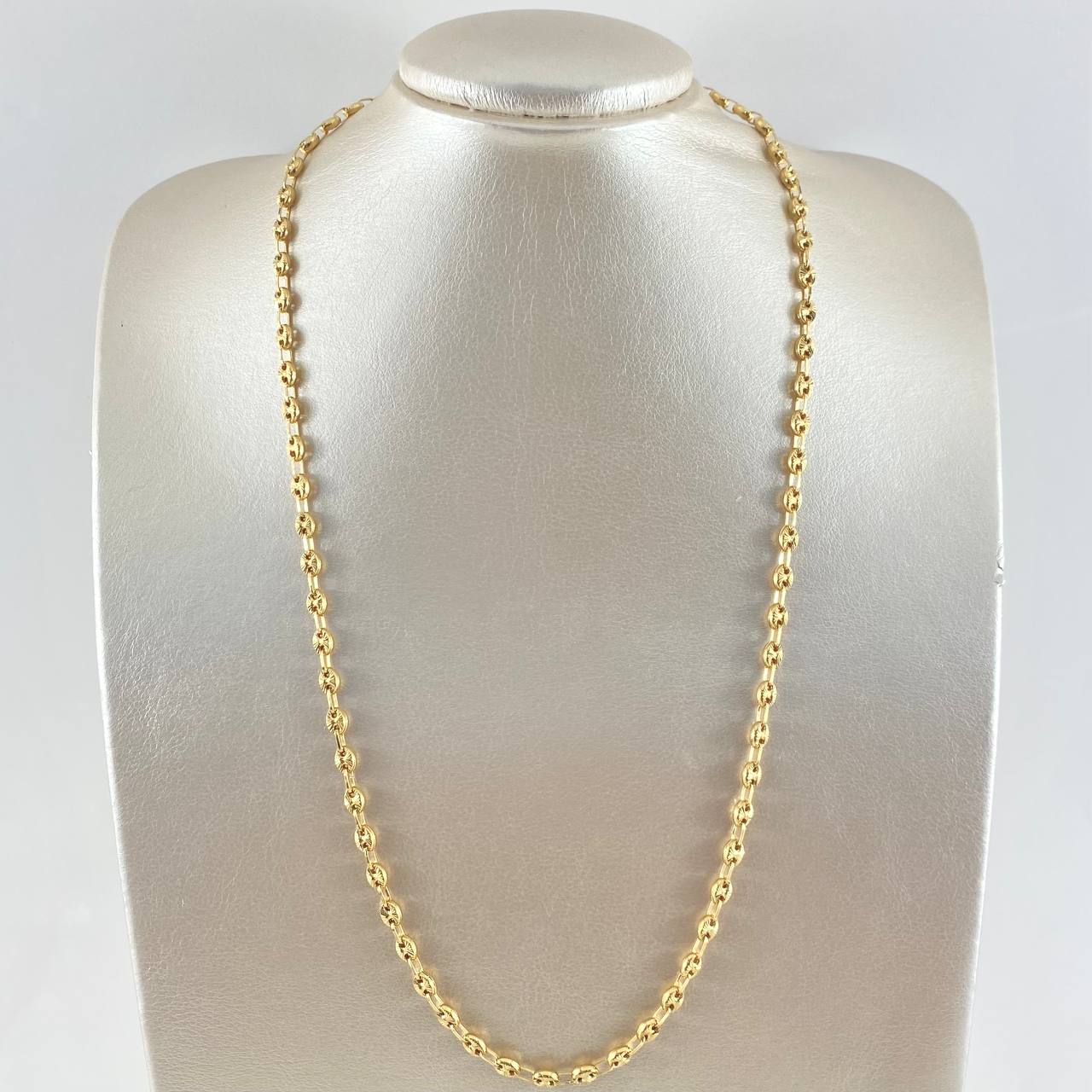 Cadena GC 14.35gr / 60cm / 5mm Diamantada Oro Amarillo *