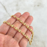 Cadena GC 12.1gr / 55cm / 4.8mm Diamantada Oro Amarillo 18K