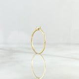 Anillo Solitario Marquesa Horizontal 0.85gr / T6 1/4 / Circon Blanco Oro Amarillo