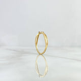 Anillo Solitario Infinito Triple 1.3gr / T5 1/2 / Circon Blanco Oro Amarillo
