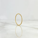 Anillo Trenzado 1.2gr / T7 Oro Amarillo 18K