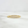 Anillo Trenzado 1.15gr / T5 3/4 / Liso Oro Amarillo 18K ©