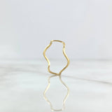 Anillo Ondulado 0.65gr / T7 3/4 / Liso Oro Amarillo