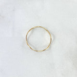 Anillo Ondulado 0.65gr / T7 3/4 / Liso Oro Amarillo