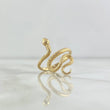 Anillo Serpiente 3.65gr / T4 1/2 / Texturizada Oro Amarillo
