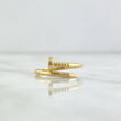Anillo Clavo 2.6gr / T4 3/4 / Liso Oro Amarillo