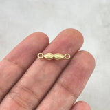 Herraje Ojos Santa Lucia 0.35gr / 1.6cm / Troquelado Mate Oro Amarillo ©