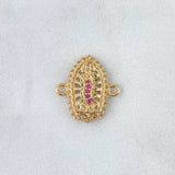 Herraje Virgen Guadalupe 2.65gr / 1.6cm / Circones Blancos Fucsias Verdes Oro Amarillo ©
