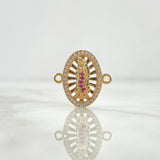 Herraje Virgen Guadalupe 2.1gr / 1.8cm / Circones Blancos Fucsias Verdes Oro Amarillo ©